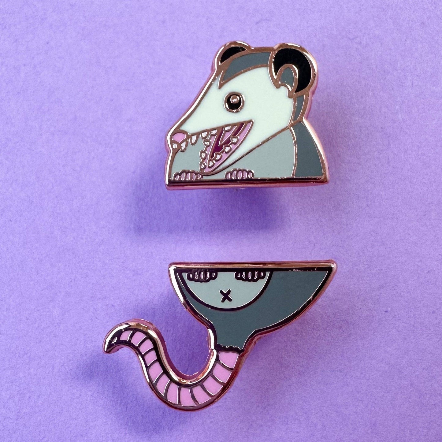Opossum Pride Pal Enamel Pin Set