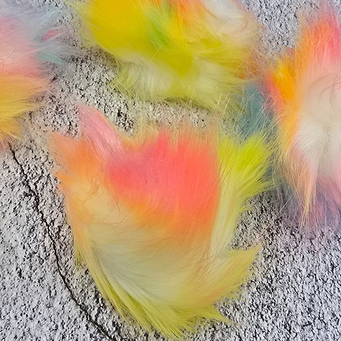 Neon Tribbles - Fake Fur Pompom