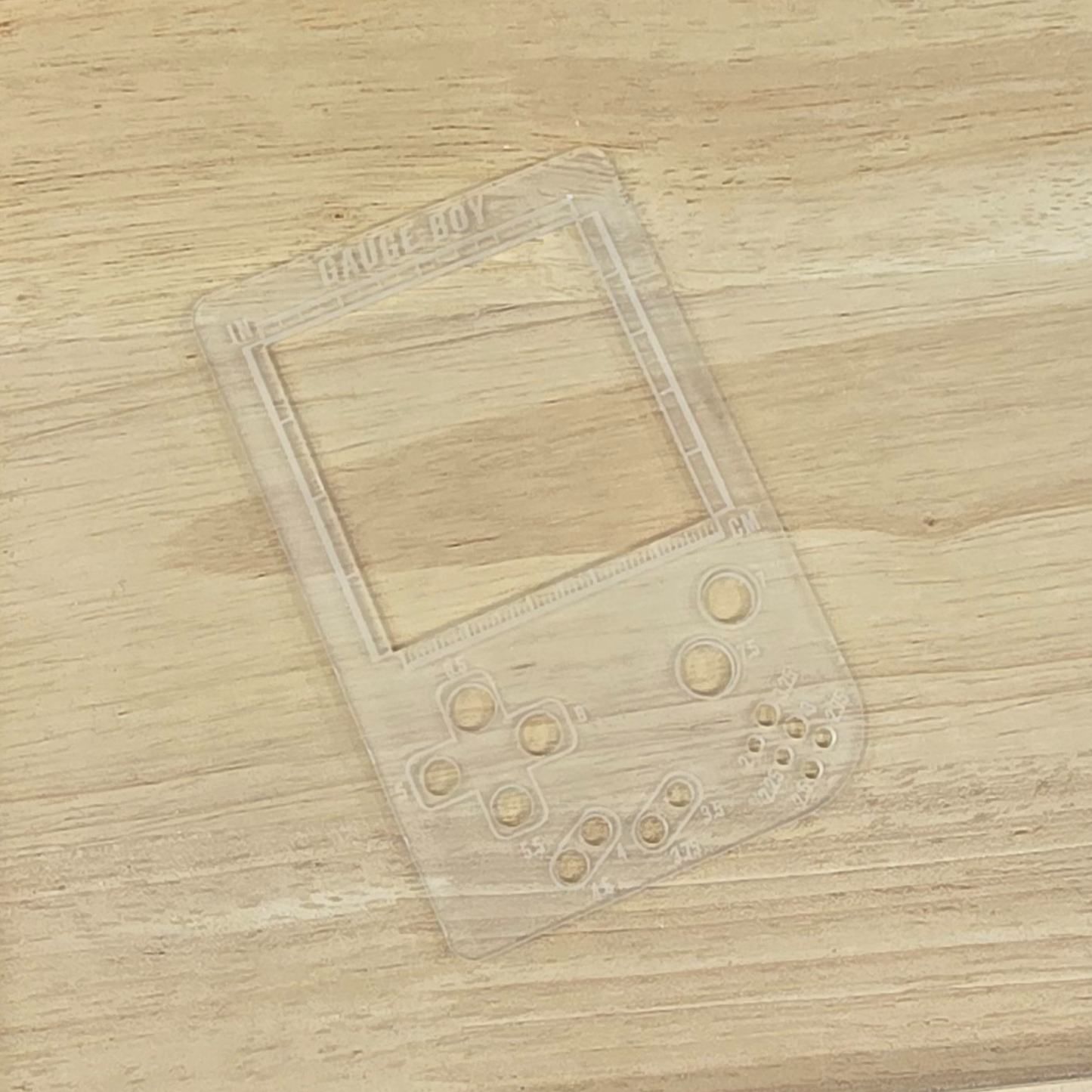 Gauge Boy - Needle Gauge and Swatch Ruler