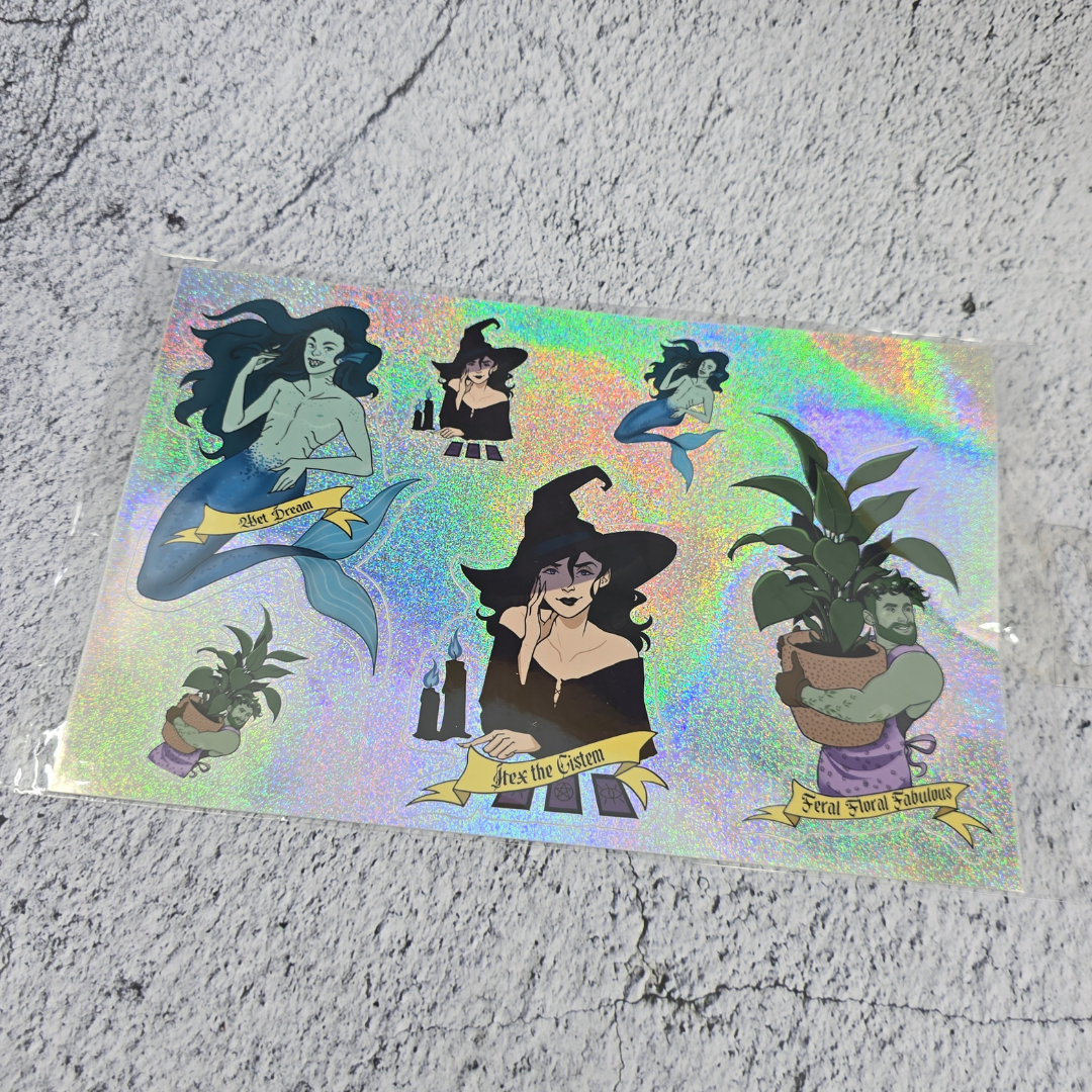 MILF Icons Sticker Sheet