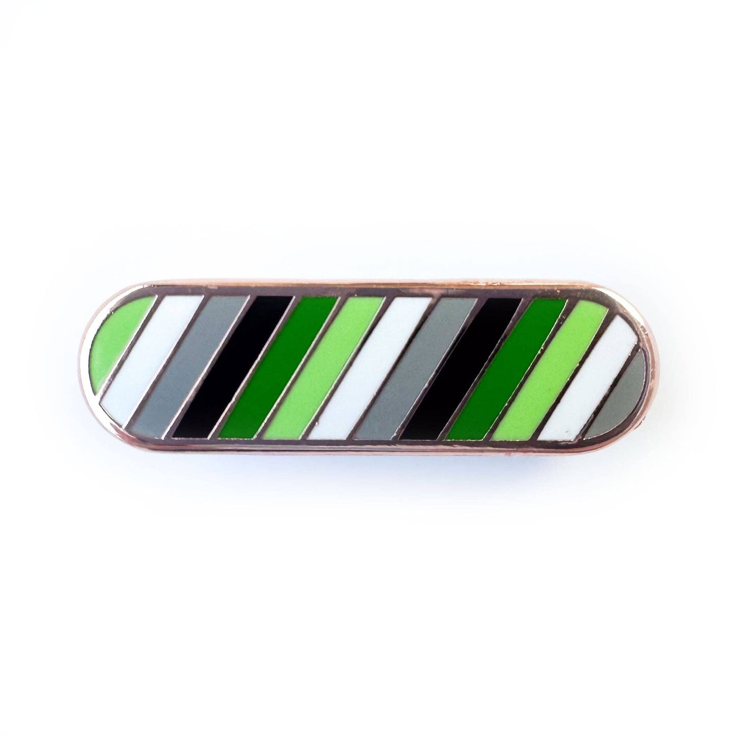 Aromantic Pride Plaque Enamel Pin