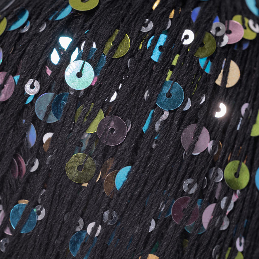 Pierrot Black - Clowncore Sequin Yarn