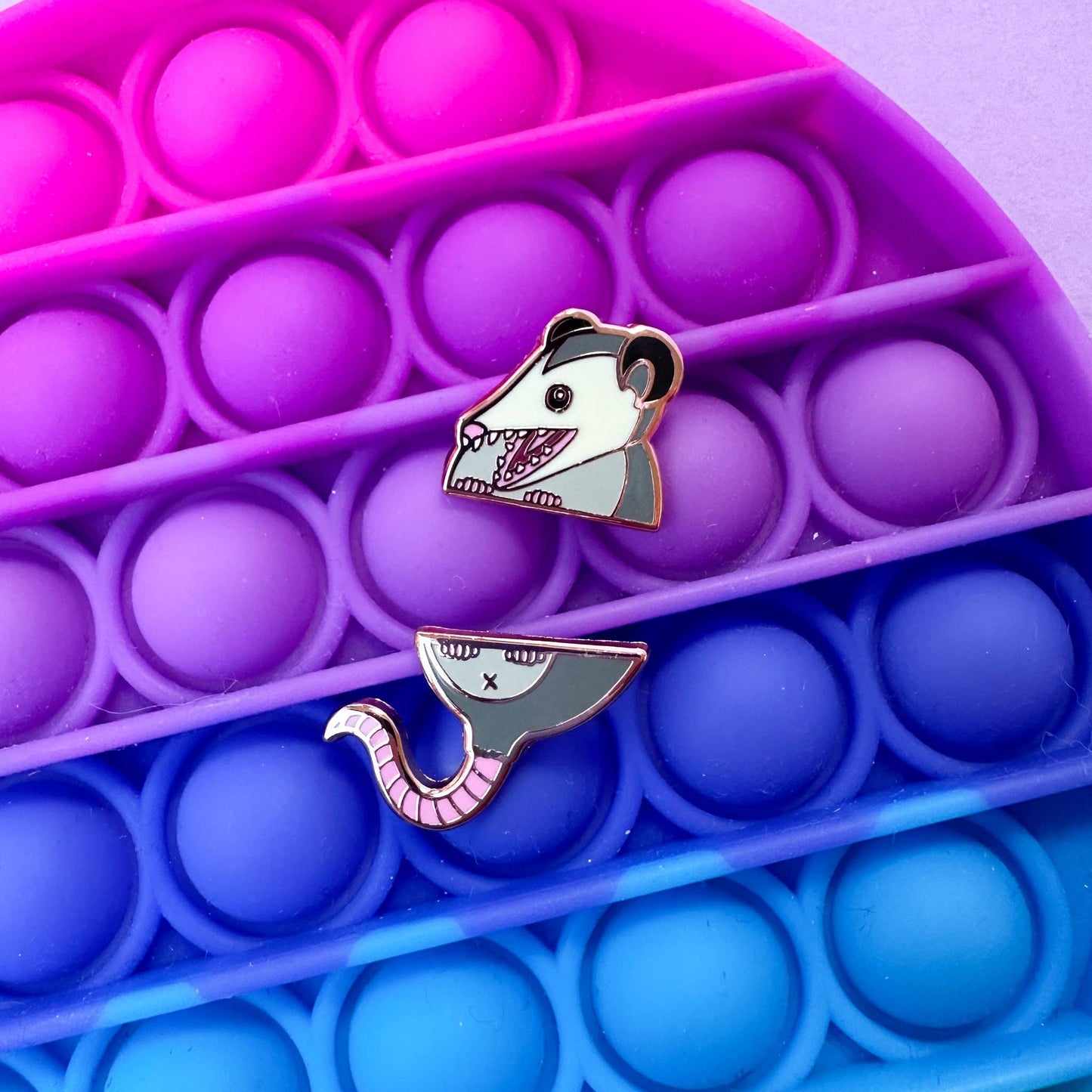 Opossum Pride Pal Enamel Pin Set