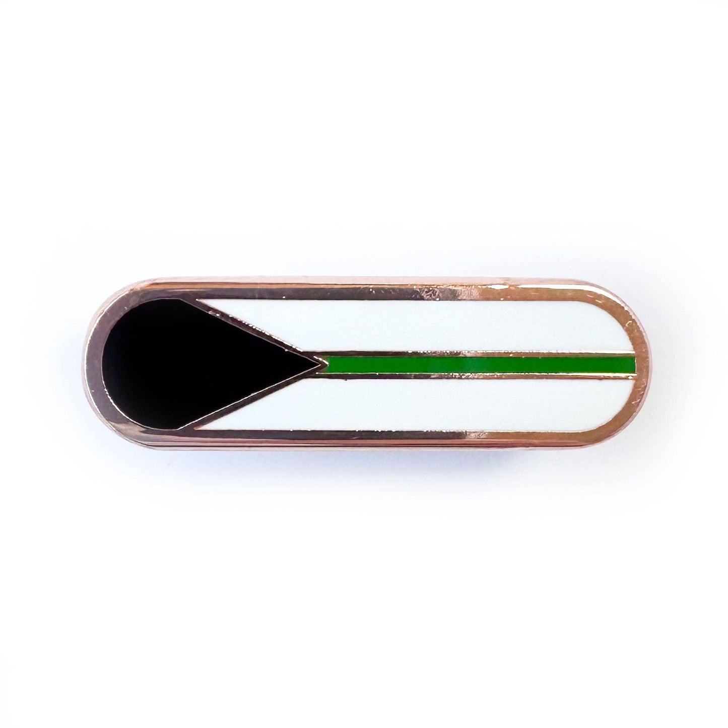 Demiromantic Pride Plaque Enamel Pin