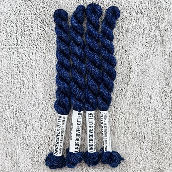 Below - Hand Dyed Embroidery Thread - Undercover Otter