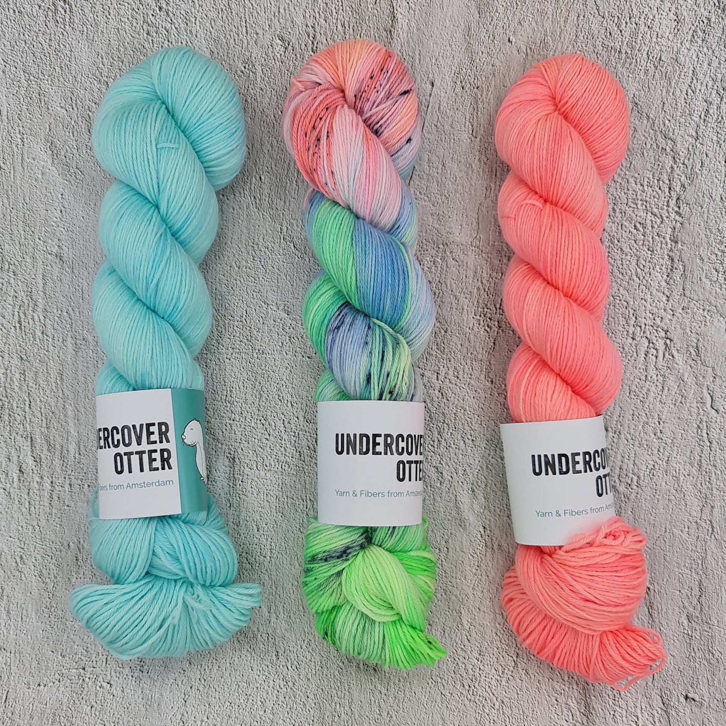 Enraged - Squirm Sock 3 Skein Set - Undercover Otter