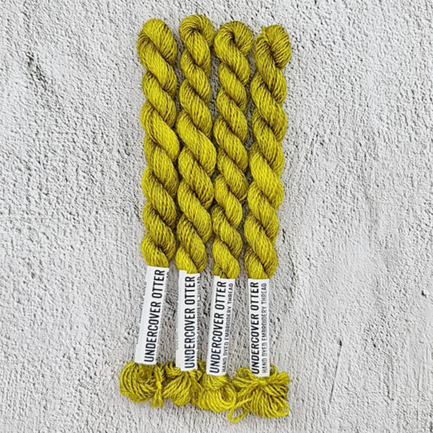 Haunted Gold - Hand Dyed Embroidery Thread - Undercover Otter