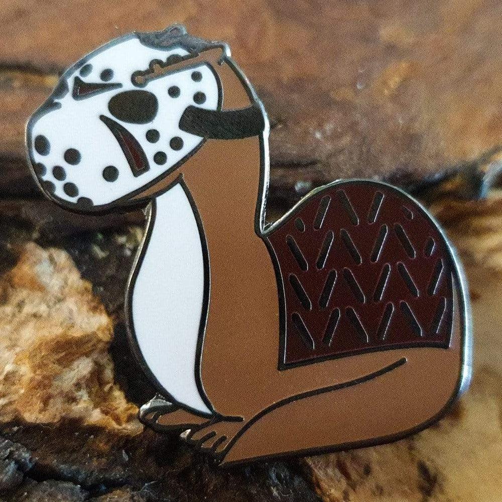 Slasher Otter - Hard Enamel Pin - Undercover Otter