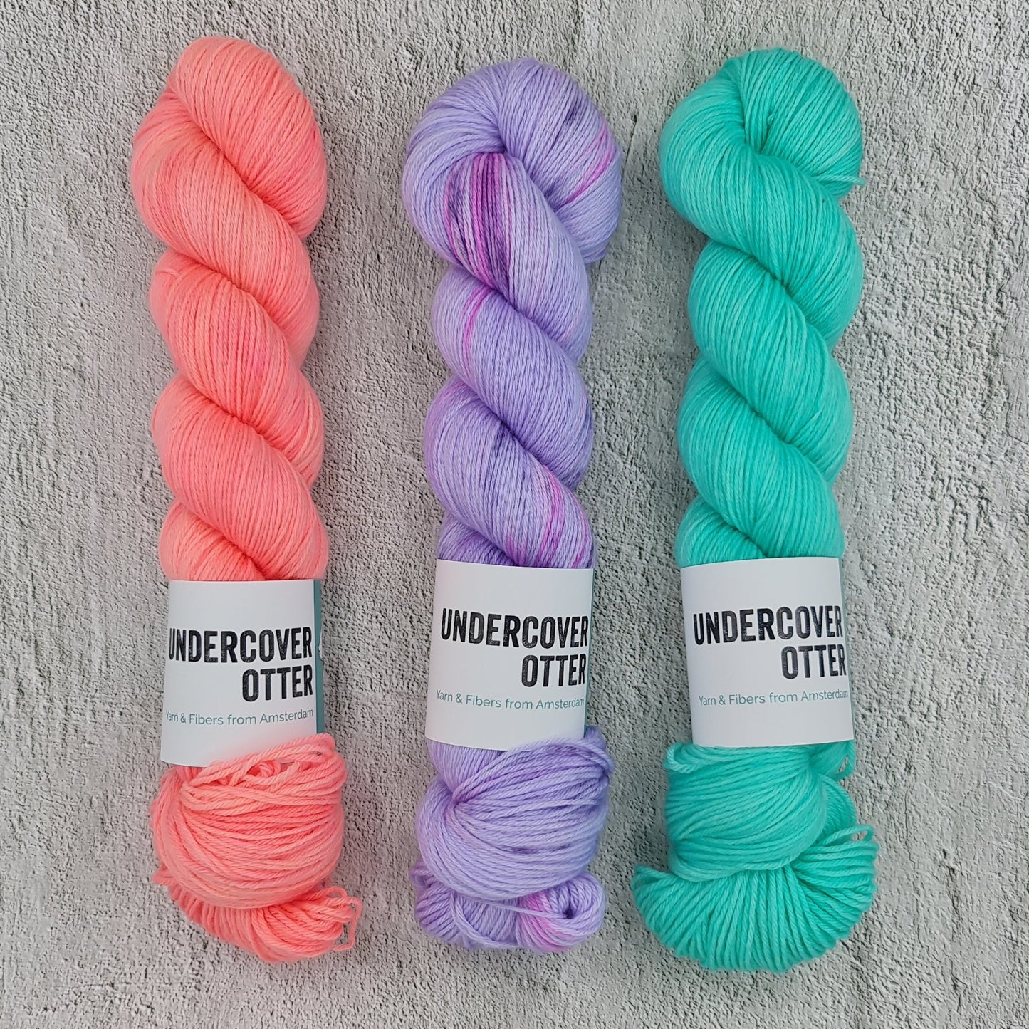 Trippy Shot - Squirm Sock 3 Skein Set - Undercover Otter