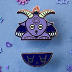 Baphomet Pride Pal Enamel Pin Set - Undercover Otter - Pins - Kitty With A Cupcake - Default Title