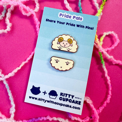Sheep Pride Pal Enamel Pin Set