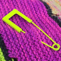 Neon Shawl Pin - Undercover Otter - Crafting Jewelry - Undercover Otter - Neon Yellow