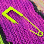 Neon Shawl Pin - Undercover Otter - Crafting Jewelry - Undercover Otter - Neon Yellow