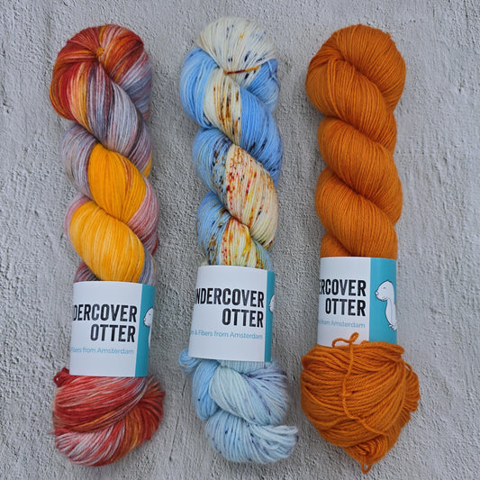 Dancing Lantern - Squirm Sock - 3-Skein Set