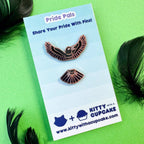 Raven Pride Pal Enamel Pin Set - Undercover Otter - Pins - Kitty With A Cupcake - Default Title