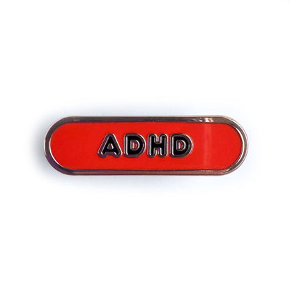 ADHD Accessibility Plaque Enamel Pin
