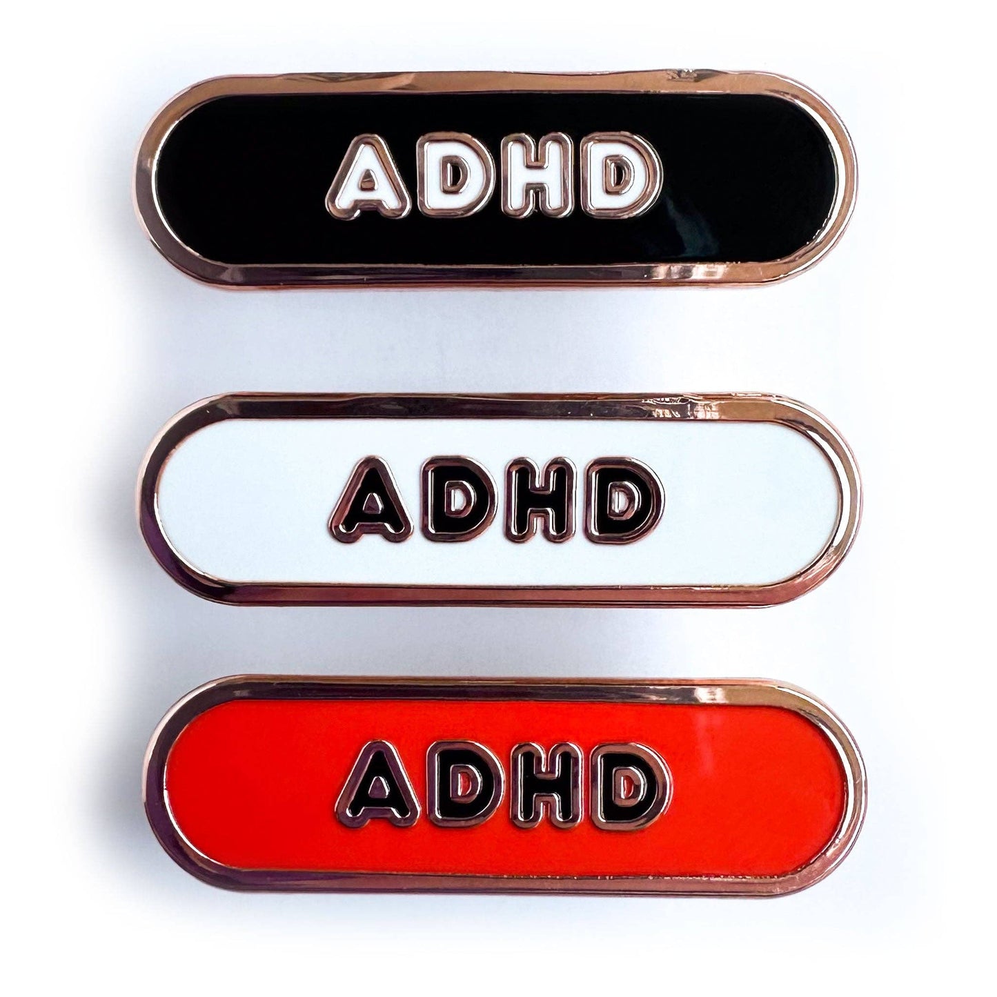 ADHD Accessibility Plaque Enamel Pin
