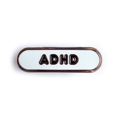 ADHD Accessibility Plaque Enamel Pin