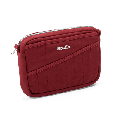 Soolla® Studio Pouch - Sangria - Undercover Otter - Bags & Storage - Soolla - Sangria