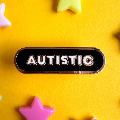 Autistic Accessibility Plaque Enamel Pin