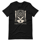 Crafty Coven T-Shirt - Knitting is Metal - Undercover Otter - Apparel - Knitting is Metal - XS / Black