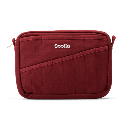 Soolla® Studio Pouch - Sangria - Undercover Otter - Bags & Storage - Soolla - Sangria