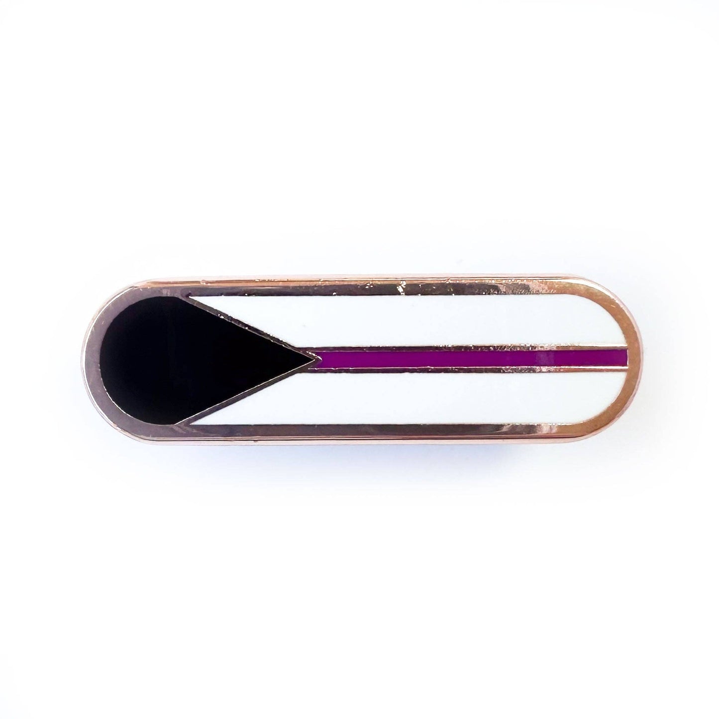 Demisexual Pride Plaque Enamel Pin