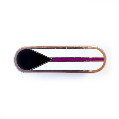 Demisexual Pride Plaque Enamel Pin
