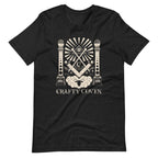 Crafty Coven T-Shirt - Knitting is Metal - Undercover Otter - Apparel - Knitting is Metal - XS / Black Heather