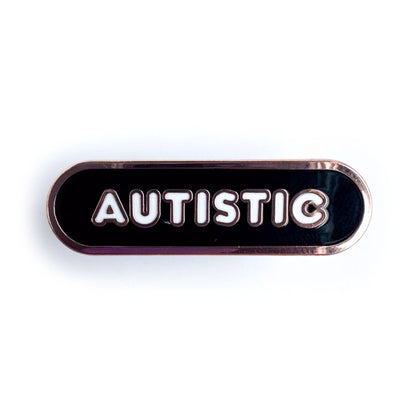 Autistic Accessibility Plaque Enamel Pin