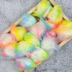 Neon Tribbles - Fake Fur Pompom