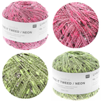 Make It Tweed Neon - Rico Creative - Undercover Otter - Yarn - Rico Design - Tweed Neon Pink