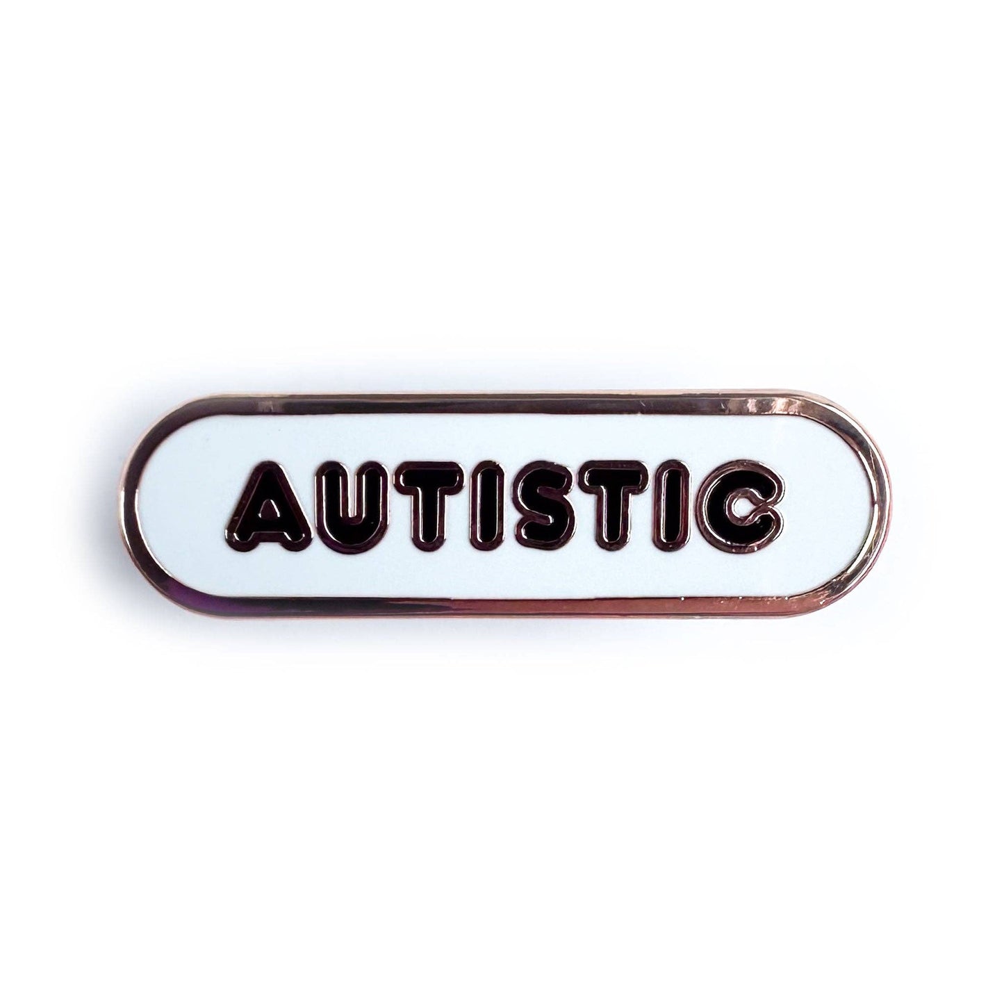 Autistic Accessibility Plaque Enamel Pin