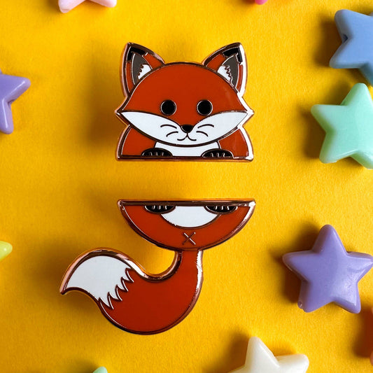 Fox Pride Pal Enamel Pin Set
