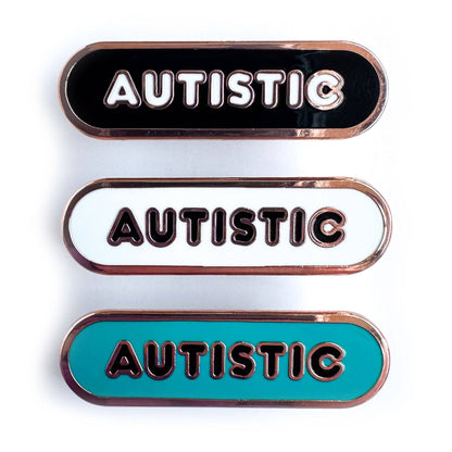 Autistic Accessibility Plaque Enamel Pin