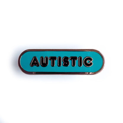 Autistic Accessibility Plaque Enamel Pin