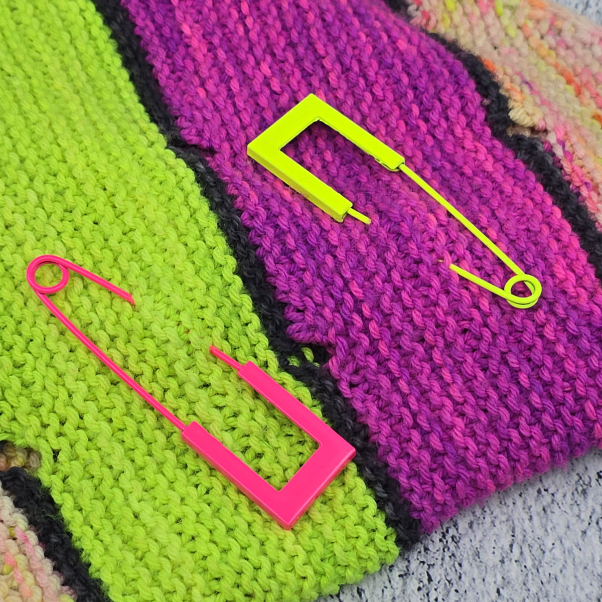 Neon Shawl Pin - Undercover Otter - Crafting Jewelry - Undercover Otter - Neon Pink