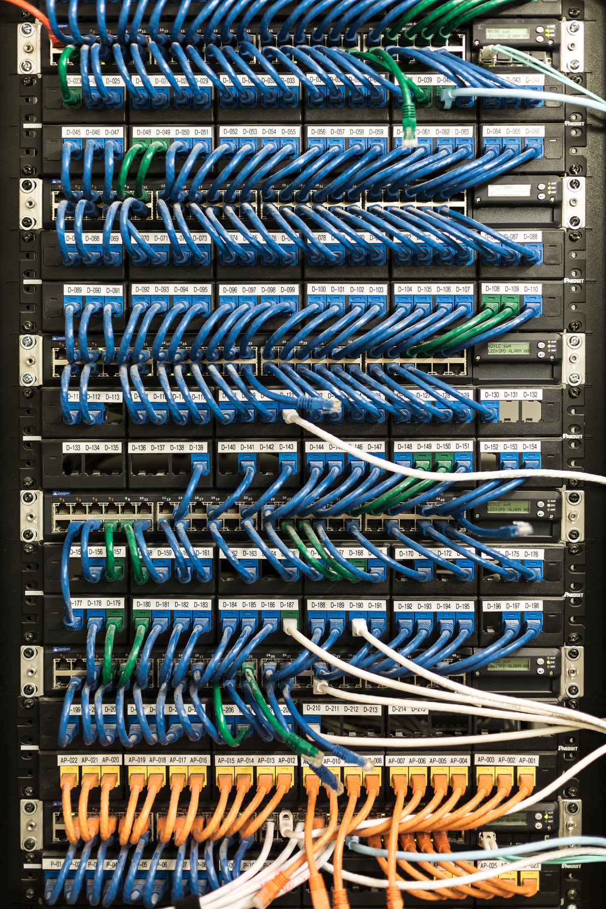 Server room cables
