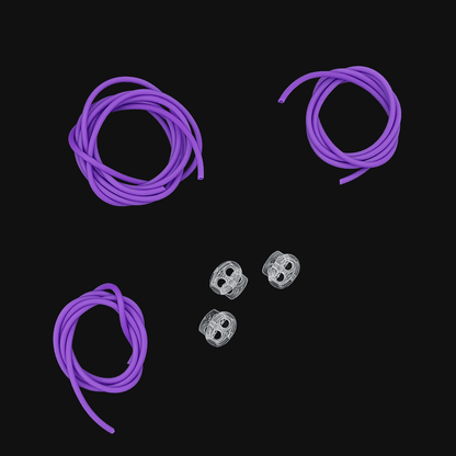 Silicone Stitch Holder Cords- Set of 3 + 3 Locks - Undercover Otter - Tools - Undercover Otter - Slumber Party Purple