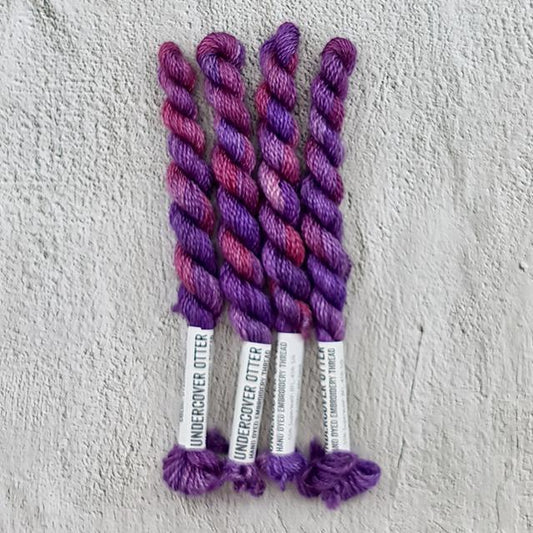 Byzantinium - Hand Dyed Embroidery Thread - Undercover Otter