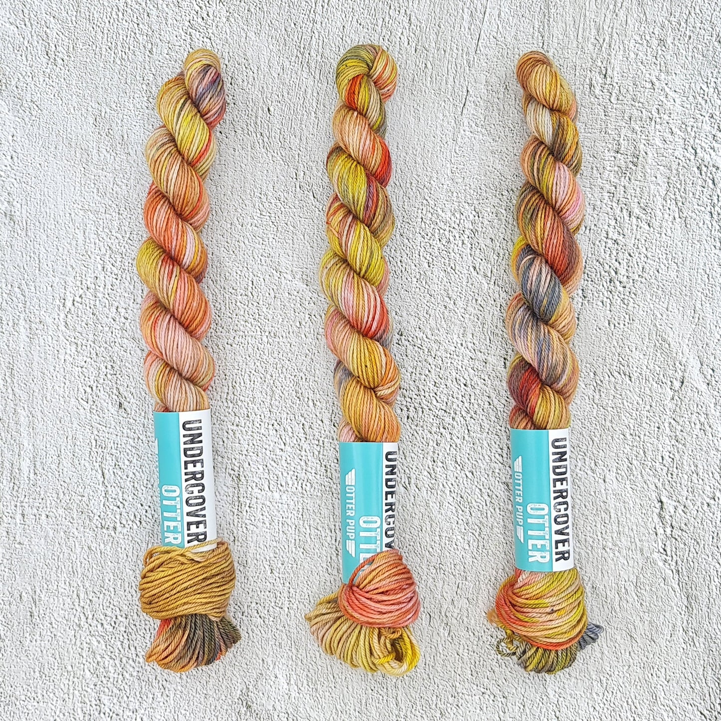 Earthblood - Otter Pup Mini Skein - Mighty Merino Fingering - Undercover Otter