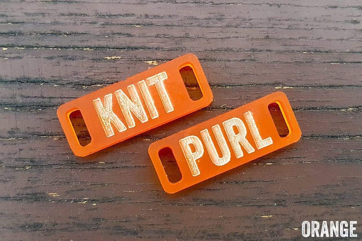 Knit / Purl Shoelace Charms - Undercover Otter