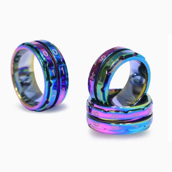 Knitpro Oilslick Row Counter Ring - Undercover Otter