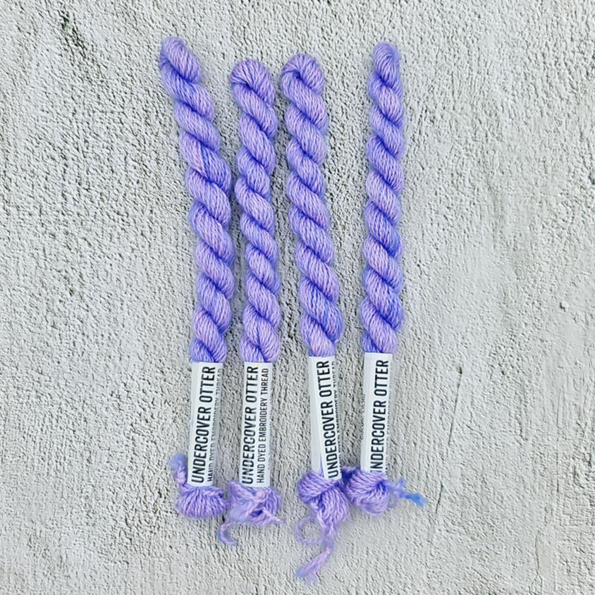 Lilac - Hand Dyed Embroidery Thread - Undercover Otter